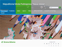 Tablet Screenshot of nasza-szkola.edu.pl